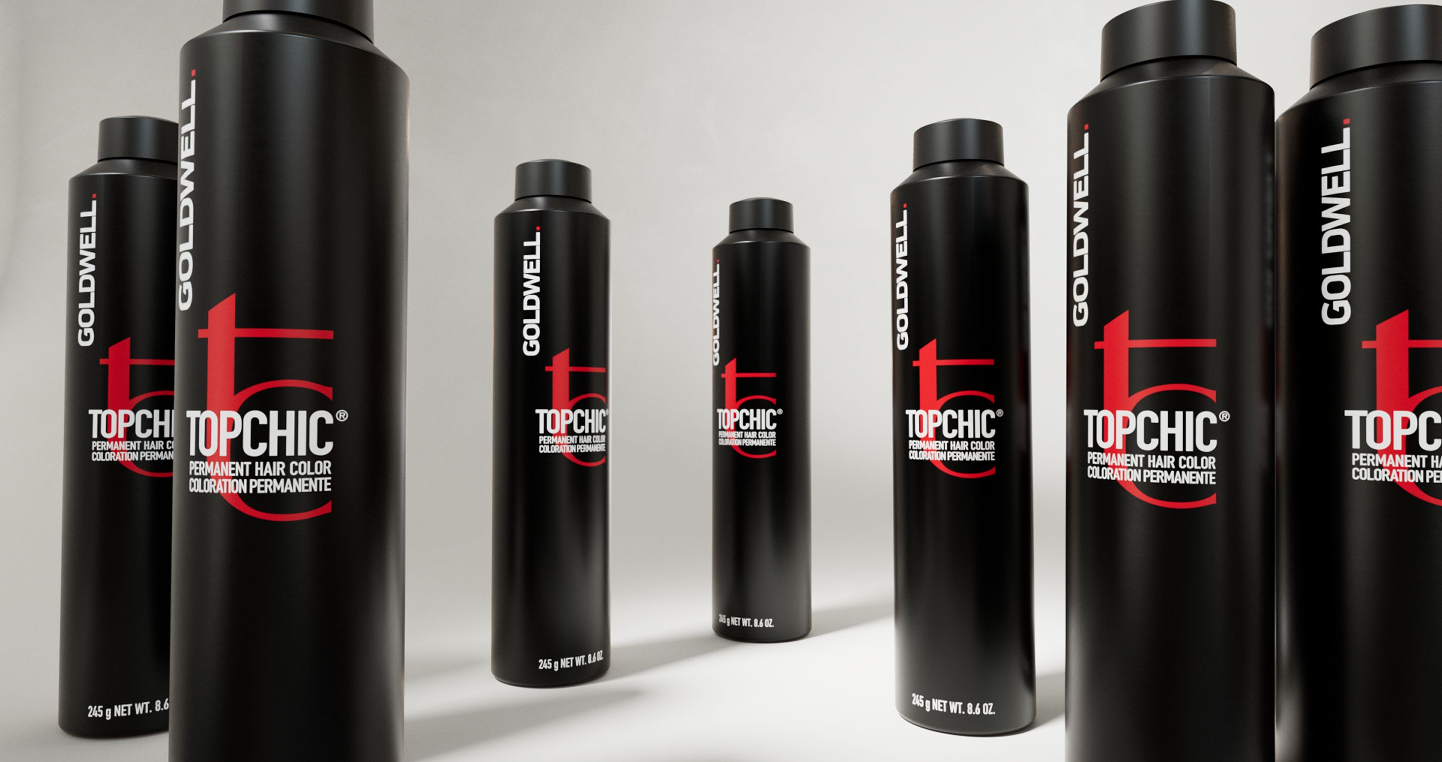Goldwell product photo of Topchic permanent color cans